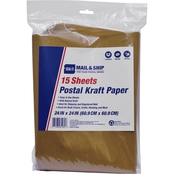 Seal-It Kraft Postal Paper 24x24, 15 pk.