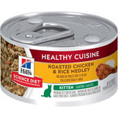 Science Diet Kitten Healthy Cuisine Roasted Chicken & Rice Medley Cat Food