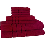 Lavish Home Egyptian Cotton Plush Towel 8 pc. Set