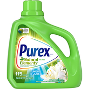 Purex Laundry Detergent Dirt Lift Action, Natural Elements, Linen & Lilies 150 oz.