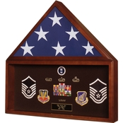SpartaCraft Flag and Shadowbox Display Case