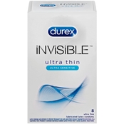 Durex Invisible Ultra Thin Ultra Sensitive Lubricated Latex Condoms
