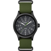 Timex Expedition Scout Green Slip Thru 40mm Watch TW4B04700