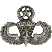Army Combat Parachutist First Award Master, Pin-On