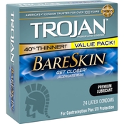 Trojan Sensitivity BareSkin Premium Latex Condoms