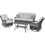 Hanover Orleans 4 pc. All Weather Patio Set