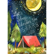 GreenBox Art Let's Sleep Under the Stars Canvas Wall Art 18 x 24