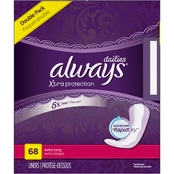 Always Xtra Protection Dailies Extra Long Liners 68 ct.