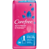 Carefree Acti-Fresh Extra Long To Go Unscented Pantiliners