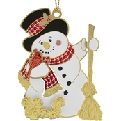 ChemArt Jolly Snowman Collectible Ornament