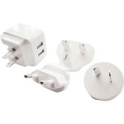 Powerzone 3.4A USB World Wall Travel Charger
