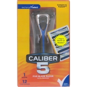 Exchange Select Caliber 5 Blade Razor with 12 Cartridges