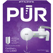 PUR White Horizontal Faucet Filtration System