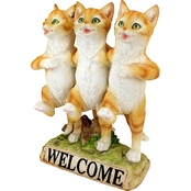 Design Toscano Chorus Line of Cats Garden Welcome Statue