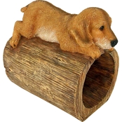 Design Toscano Golden Retriever Puppy Dog Gutter Guardian Downspout Statue