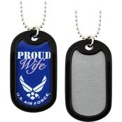 Challenge Coin Proud Air Force Wife Dog Tag