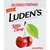 Luden's Deliciously Soothing Wild Cherry Throat Drops 90 ct.
