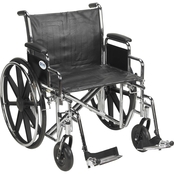 Drive Medical Sentra EC Heavy Duty Wheelchair with 22 In. Seat