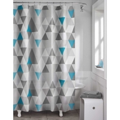Zenna Home Vertex PEVA Shower Curtain