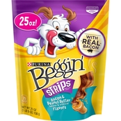 Purina Beggin' Strips Bacon and Peanut Butter Dog Treats, 25 oz.