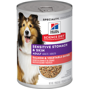 Hill's Adult Sensitive Stomach and Skin Salmon and Vegetable Entree Wet Dog Food