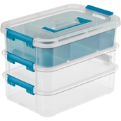 Sterilite Stack and Carry 3 Layer Handle Box