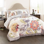 Lush Decor Aster 5 pc. Quilted Comforter Set