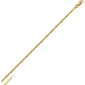 14K Gold Singapore Chain Anklet