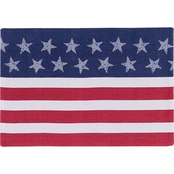 Kay Dee Designs Star Spangled American Flag Placemat