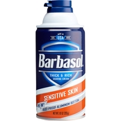 Barbasol Sensitive Skin Shaving Cream, 10 oz.