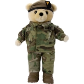 Bear Forces of America 11 in. Plush Bear in the Ranger MCAM Uniform