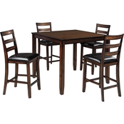 Signature Design by Ashley Covair 5 Pc. Square Counter Height Dining Set
