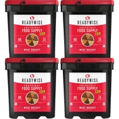 ReadyWise Emergency Food Gourmet Freeze Dried Meat 240 servings with 80 srv. Rice