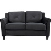 Lifestyle Solutions Hartford Curved Arm Loveseat
