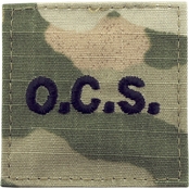 Army Collar Device Officer Candidate School Velcro (OCP)