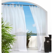 Commonwealth Home Fashions Escape Outdoor/Indoor Tab Top Curtain Panel