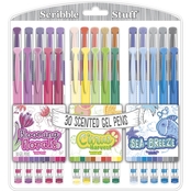 The Write Dudes Scribble Stuff Scented Gel Pens 30 ct.