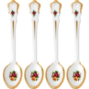 Royal Albert Old Country Roses 4 Pc. Spoon Set