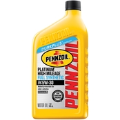 Pennzoil Platinum High Mileage 5W-30 Full Synthetic Motor Oil