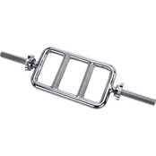 Sunny Health and Fitness 24 in. Threaded Solid Chrome Tricep Bar