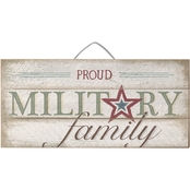Highland Military Family Slat Sign 12 x 6