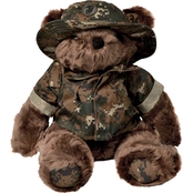Bear Forces of America Marine Corps Woodland Marpat Uniform Plush Bear 16 in.