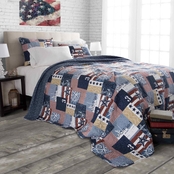 Lavish Home Patriotic American Quilt Set