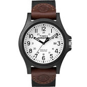Timex Women's Expedition Fabric/Leather Strap Watch