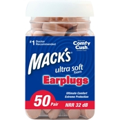 Macks Soft Foam Earplugs Value Pack 50 Pk.