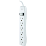 GE 6 Outlet Surge Protector 2 Pk.