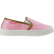 Oomphies Toddler Girls Madison Canvas Slip On Shoes