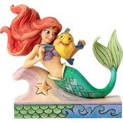 Disney Traditions Ariel With Flounder