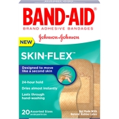 Band-Aid Brand Adhesive Bandages Skin-Flex Assorted, 20 ct.