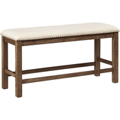 Signature Design by Ashley Moriville Double Upholstered Bench